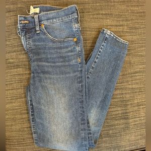 Madewell jeans - mid rise skinny jeans